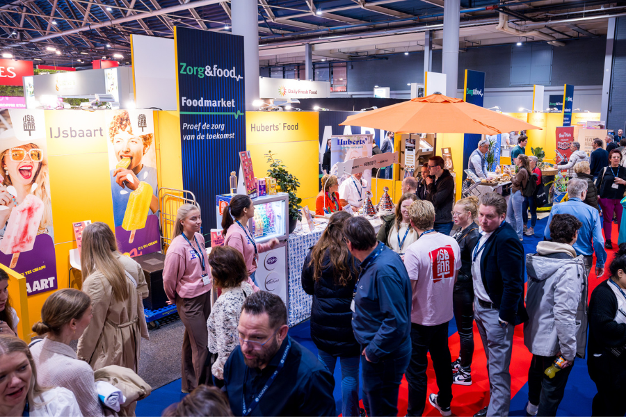 Food Market op vakbeurs Zorg & food, hét voedingsplatform voor de zorg.