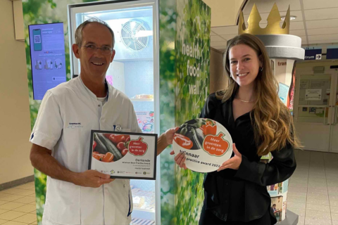 Health Food Wall helemaal ingeburgerd in Erasmus MC