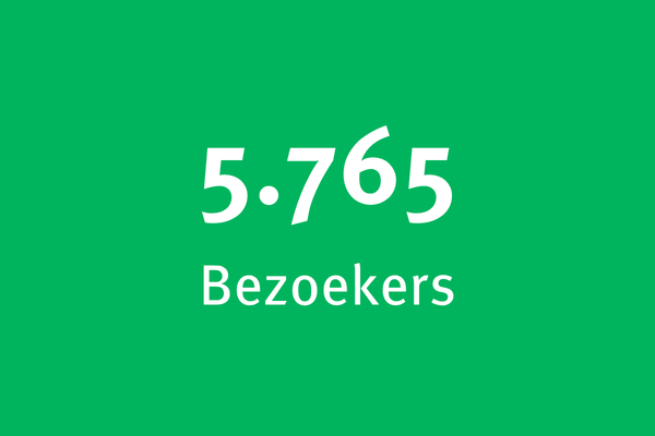 Bezoekers 2026 groen