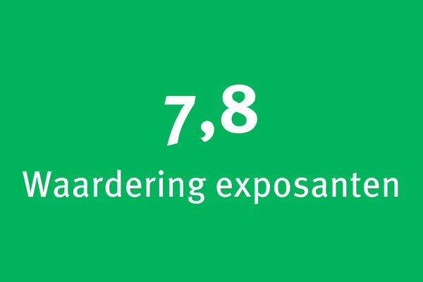 Waardering exposanten 2026 groen